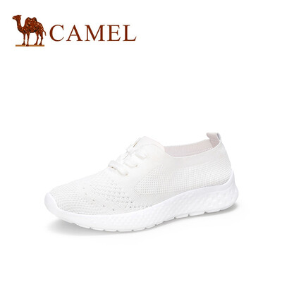 

Camel CAMEL Womens Lightweight Comfortable Lace-up Casual Shoes A912266149 White 35