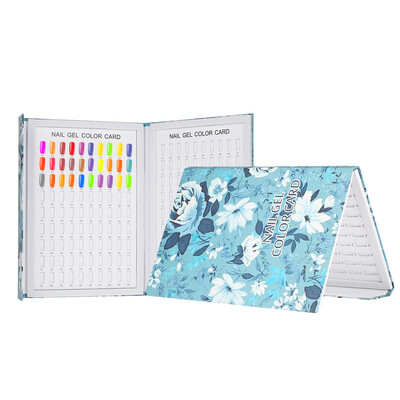 

Professional 180 Colors Nail Gel Polish Display Chart Nail Polish Color Card Board