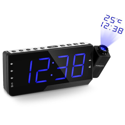 

ZEEPIN PRA - 001 Digital Projector Clock Radio Alarm Snooze Timer Temperature