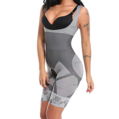 

SLIMBELLE 3 Colors Womens Seamless Compression Shapewear Mid Thigh Slimmer Wear Your Own Bra Bodysuit