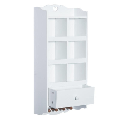 

30 Wall Mounted Bathroom Storage Cabinet - White