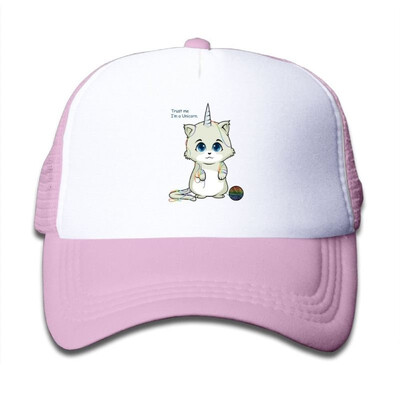 

Oiir Ooiip Cool Cartoon Cheetah Boy-Girl Adjustable Mesh Baseball Caps Kids Trucker Hats