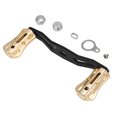 

Lixada Carbon Baitcasting Reel Rocking Handle Aluminum Alloy Handle Grips Fishing Reel Replacement Parts Fishing Accessory