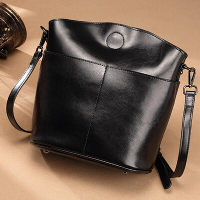 

Genuine Leather Handbags Big Women High Quality Casual Female Bags Trunk Tote Brand Shoulder Messenger Bag Ladies Large Bolsos