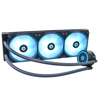 

ID-COOLING AURAFLOW X 360 RGB light effect integrated water-cooled CPU radiator 360 row 12V synchronous multi-platform buckle with TR4 AM4&2066