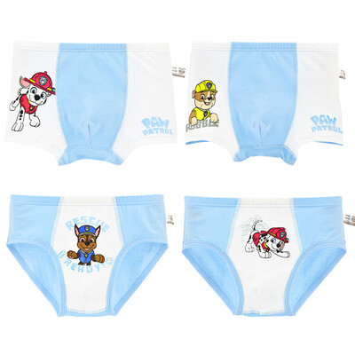 

Wang Wang team childrens underwear boys underwear cotton boy baby triangle boxer boxer big boy shorts head 4 loaded PA294 2 flat angle 2 triangle 130 for height 120-130