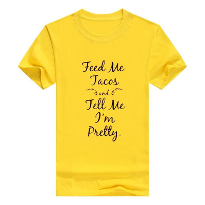 

Feed Me Tacos&Tell Me Im Pretty Funny Racerback Tops Mens t-Shirt