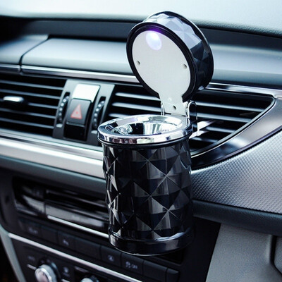 

Ashtray for car air outlet-Diamond style car ashtray-with led lamp