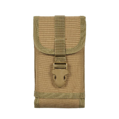 

Multi-functional Outdoor Tactic Pouch Cover Bag for Mobile Phone 55" Black Waist Holster Case with Belt Clip Buckle for Smartphon