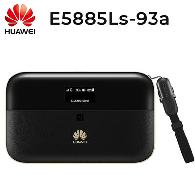 

Unlock HUAWEI E5885Ls-93a cat6 mobile WIFI PRO2 with 6400mah Power Bank Battery&One RJ45 LAN Ethernet Port E5885 Router