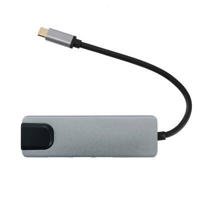 

For Type-C LAN HD Multichip Interconnect USB PD Charger Port Hub 5 In 1 Adapter
