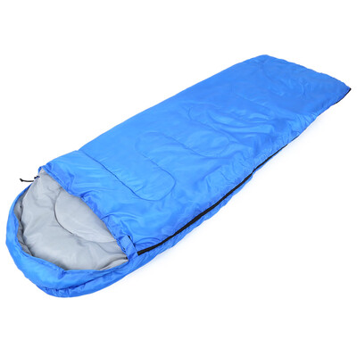 

Outdoor Camping Envelope Style Hooded Thin Hollow Cotton Sleeping Bag