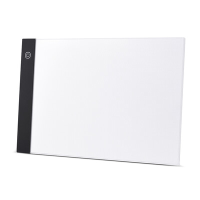 

A4 Size Ultra-thin LED Light Pad Box Painting Tracing Panel Copyboard USB Powered Stepless Adjustable Brightness for Cartoon Tatto