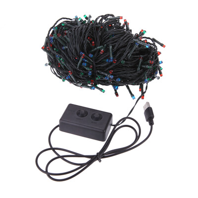

RGB 300 LED Christmas String Light Outdoor Decoration Fairy Xmas Tree Wedding Holiday Party Garden Colorful USB DC 5V