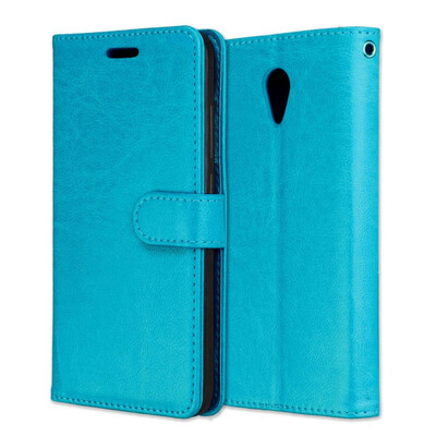

MOONCASE Meizu M6 3 card photo frame leather - blue