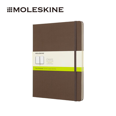 

MOLESKINE classic notebook business office stationery meeting notebook new color series hard surface plus large white hand account light coffee color 6106