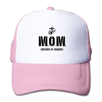

MOM Mother of Marine Summer Sun Protection Mesh Cap Baseball Hat Cap Adjustable