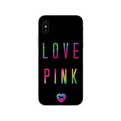 

Pink nation Style VS Victoria Soft Silicone Painting Case For Apple iPhone 6 6s 7 8 Plus X XR XS Max Soft TPU Printed Cover