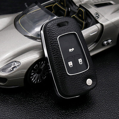 

Top Layer Leather Car Key Case Keychain For Buick New Regal LaCrosse Excelle GT Encore For Chevrolet Cruze Malibu