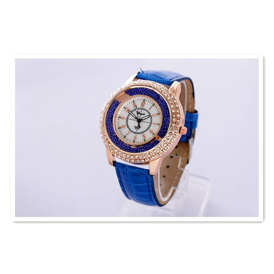 

2018 Korean version of the new fashion full flow of sandpaper ball female models fresh students digital scale diamond diamonds British watches