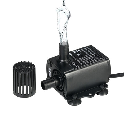

Decdeal USB DC5V 48W Ultra-quiet Mini Brushless Water Pump Waterproof Submersible Fountain Aquarium Circulating 300LH Lift 300cm