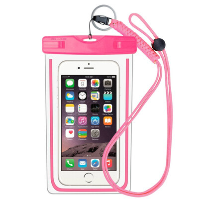 

Swimming Bags Waterproof Bag with Luminous Underwater Pouch Phone Case For iphone 6 6s 7 universal all models 35 inch -6 inch