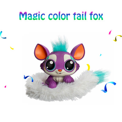 

Children Gift Surprise Rainbow Tails Dolls Glowing Eyes Quirky Sounds&Phrases Doll