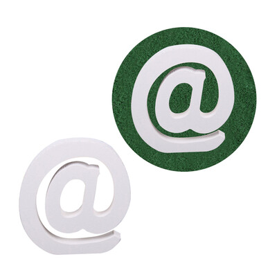 

Wooden Alphabet Letters White Wooden Wedding Supplies Photography Props Festival Party Decorative