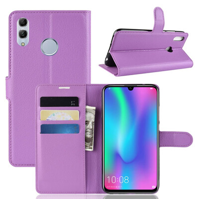 

Wallet PU Leather Flip Back Cover for Huawei P Smart 2019 Card Slots Stand Holder Phone Case for Honor 10 Lite