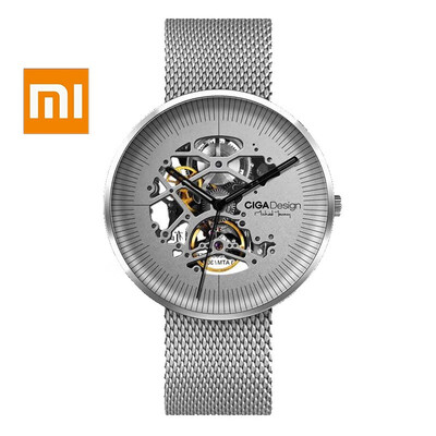 

XIAOMI CIGA Design watch hollow mechanical watch MY series fashion waterproof men&women automatic mechanical watch double-sided hollow black