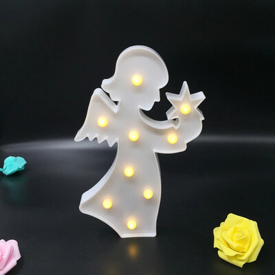 

Cute LED Neon Lamp Living Room Bedroom Desktop Decorative Light White Deer