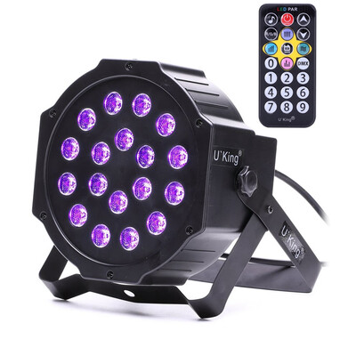 

UKing 18W 18 Led Purple Par Light Stage Effect Lighting with 1 Remote Control