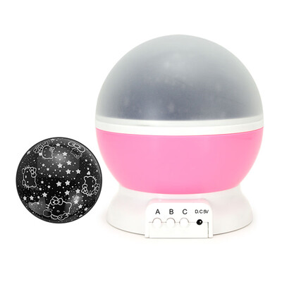 

Romantic Starry Sky Projector Light Bedroom Baby Sleeping Nightlight with Music Rechargeable Rotating Dreamlike Stars Moon Project