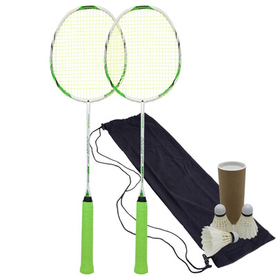 

Esper 2 Pieces 4U Carbon Fiber Badminton Racket Up To 35lbs Professional Super Light Raquete With String For Adult