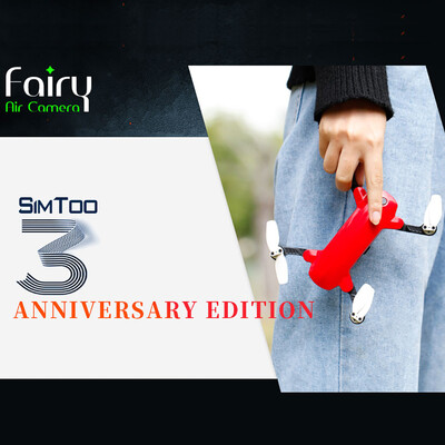 

SIMTOO XT175 Fairy Brushless Selfie Drone 5G Wifi GPS Optical Flow Positioning 80MP 1080P HD Camera Folding Wifi FPV Altitude Hol