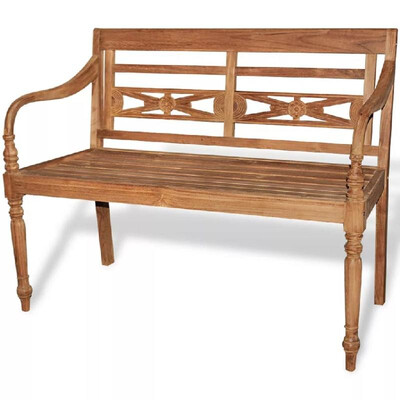 

Teak Batavia Bench with 2 Seats 472