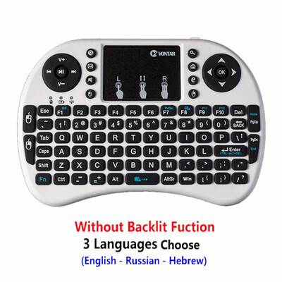 

Original Normal & Backlit i8 Mini Wireless Keyboard with Russian English Hebrew Spanish Air Mouse For Android TV BOX PC Laptop