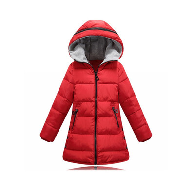 

2018 spring Winter jacket for girls clothes Cotton Padded Hooded Kids Coat Children clothing girl Parkas enfant Jackets & Coats