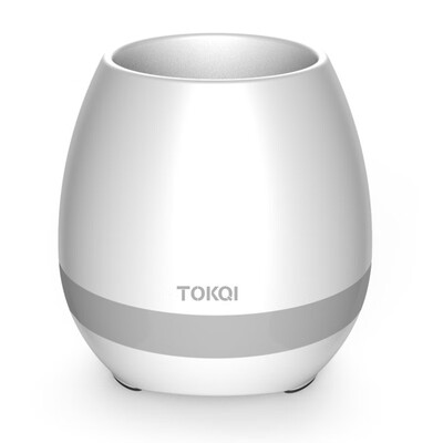 

TOKQI Music Flowerpot Bluetooth Speakers Night Light Breathing LED Musical Flowerpot Smart Plant Pots Play Piano by Touching Plan