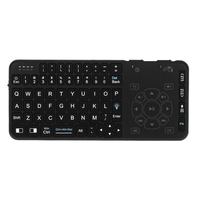 

Rii RT504 24G Wireless Handheld Remote Mini Ultra Slim Thin Multifunction Multimedia Backlit Keyboard with Touchpad Trackpad Mous