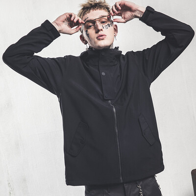 

AK Mens Wear AKSERIES BTTO Agent Small Windbreaker 1904300 Black XXL