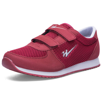 

Double star old man comfortable light soft bottom slip wear-resistant breathable leisure travel sports middle-aged healthy mother shoes 0092 wine red female models 37