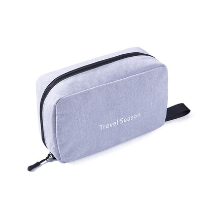 

Portable Waterproof Toiletry Bag Polyester Fold Travel Cosmetic Makeup Organizer Wash Shaving Zipper Suspension Bag accessorie Sup