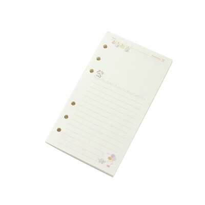 

45 Sheet A5 A6 Colorful Loose Leaf Notebook Refill Spiral Binder Planner Inner Page Office Supplies