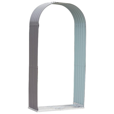 

79" Steel Sturdy Firewood Shed Storage Rack