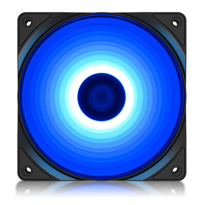 

Kyushu Fengshen DEEPCOOL magic blade 120 blue chassis fan small 3P large 4P dual interface water cooling exhaust balanced air volume gift 4 screws efficient silent