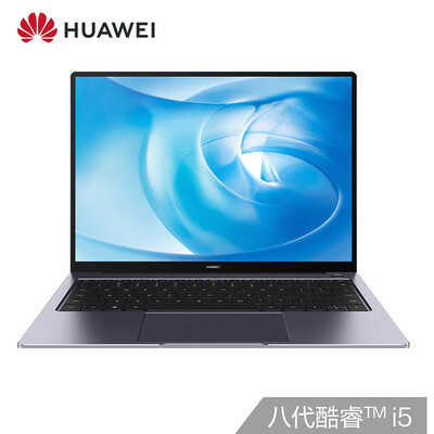 

Huawei HUAWEI MateBook 14 full screen thin&light performance notebook Intel Core i5 8G 512G set display 2K office one touch gray