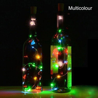 

UpperX 1PCS Solar 2M LED Cork Shaped 20 LED Night Fairy String Light Kork Solarbetrieben Licht Wine Bottle Lamp