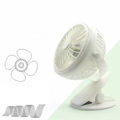

Ya color baby stroller clip fan USB lithium battery charging clip dual-use fan desktop desktop small fan