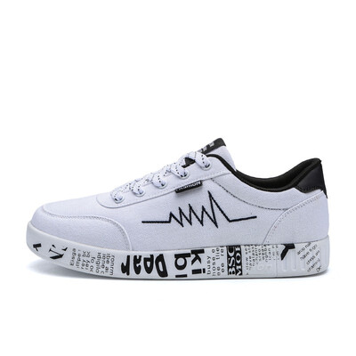 

2018 Fashion Women Vulcanized Shoes Sneakers Ladies Lace-up Casual Shoes Breathable Walking Canvas Shoes Graffiti Flat